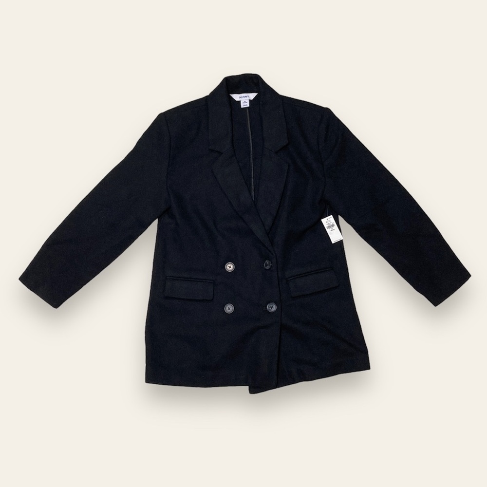 NWT Old Navy Double-Breasted Textured Blazer